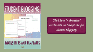 student blogging | how to blog with students | lesson plans